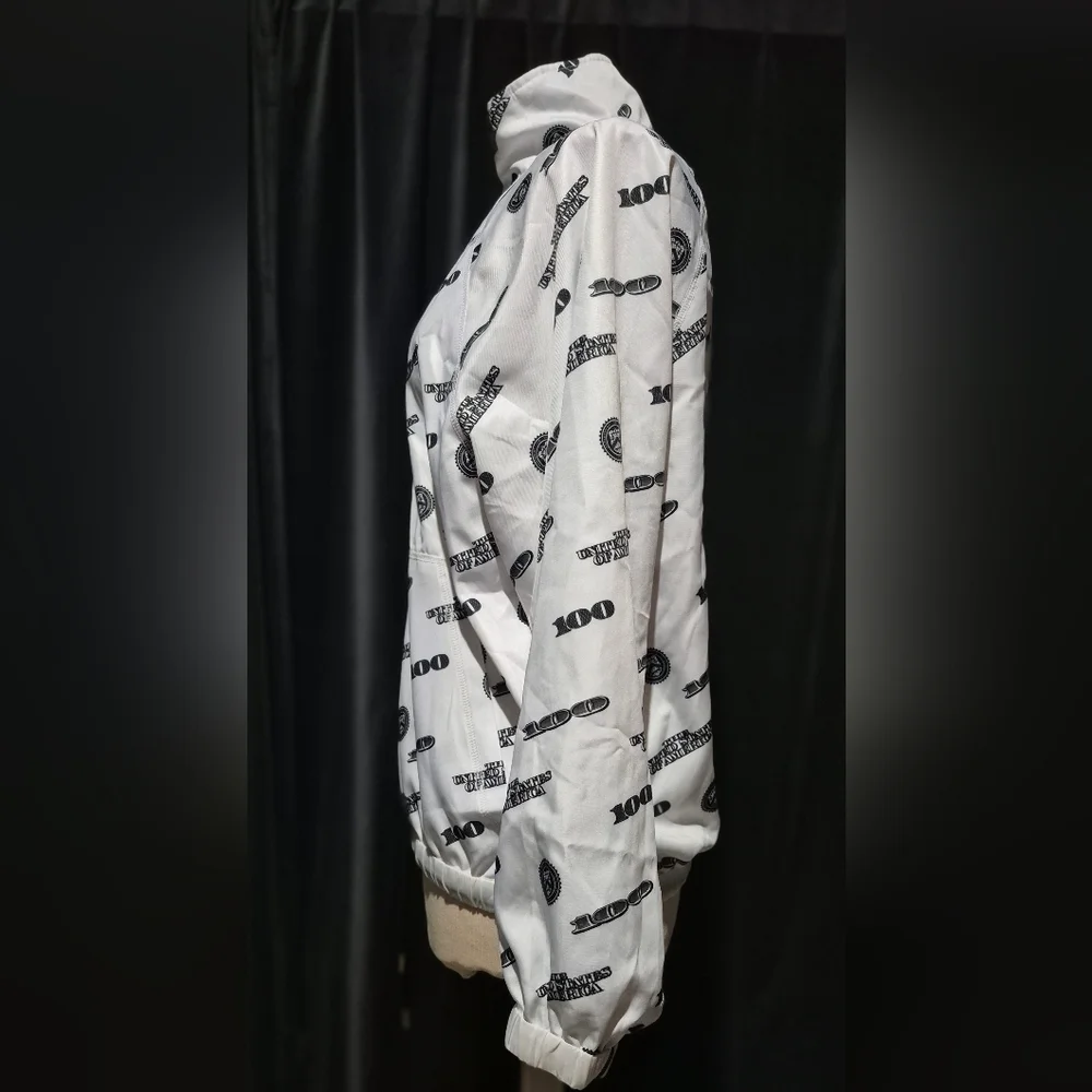 Forever 21 Black and White Graphic Jacket